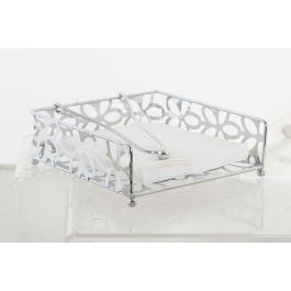 Servilletero Basicos DKD Home Decor Plateado 19 x 6 x 18 cm Servilletero Basicos DKD Home Decor Plateado 19 x 6 x 18 cm