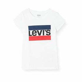 Camiseta de Manga Corta Niño Levi's E4900 Blanco Camiseta de Manga Corta Niño Levi's E4900 Blanco