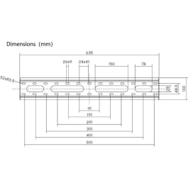Stell Soporte de TV fijo SLIM - Acero - SHO 4220