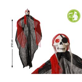 Decoración Colgante Esqueleto Pirata XL Con Pañuelo Rojo 210 cm - Ideal para Halloween y Fiestas Temáticas Precio: 6.95000042. SKU: B1BC9CCVFM