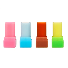 Imaginovo Goma de borrar de batido, colores surtidos, fantasía para escuela, 24 unidades