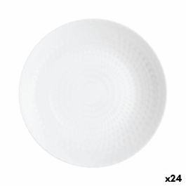 Plato Hondo Luminarc Pampille Blanco Vidrio (20 cm) (24 Unidades) Precio: 66.50000038. SKU: S2707304