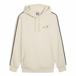 Sudadera con Capucha Hombre Puma Ess Tape Minimal Gold Fl Beige
