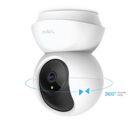 TP-Link Cámara de Seguridad WiFi 3MP con Visión Nocturna, Detección de Movimiento, Audio Bidireccional y Almacenamiento Local