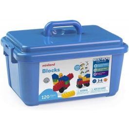 Miniland Juego Super Kim Bloc 120 piezas, bloques de construcción con ruedas y personajes para vehículos Precio: 27.95000054. SKU: B1CXKADKN9