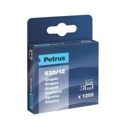 Petrus Grapas 530/12mm Cobre 1200 unidades - Modelo 77516 Precio: 3.69000027. SKU: S7918143