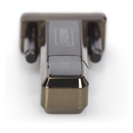 Digitus Adaptador USB 2.0 a Serie RS232 DSUB 9M con Chipset FTDI y Cable USB de 80cm