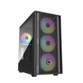 Cooler Master MasterBox 600 Negro, Torre PC Escritorio ATX/EATX con Ventana Lateral de Vidrio Templado