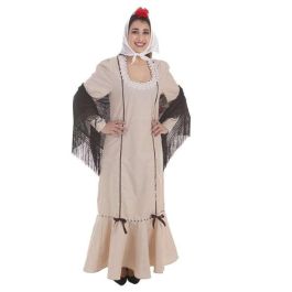 Disfraz adulto chulapa beige t-l talla l Precio: 33.84128. SKU: S2428142