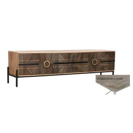DKD Home Decor Mueble para Televisión Classy 25 de Madera de Mango Blanco con Acabado Decapé 180 x 40 x 50 cm Precio: 405.69000032. SKU: B1G7F76RY4