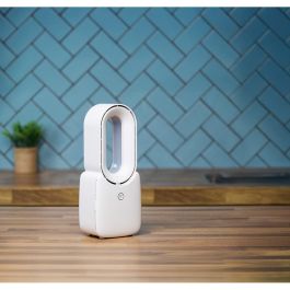 Lifetime Air Ventilador de Mesa Recargable USB sin Aspas 3 Velocidades 12.4 x 9 x 30 cm Blanco