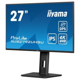iiyama ProLite XUB2792UHSU-B6 Monitor 27" 4K UHD IPS 3840x2160 4ms GTG 60Hz DP HDMI USB-C Altura Pivot Negro