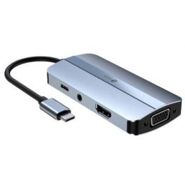Leotec LEDS04 base para portátil y replicador de puertos Acoplamiento USB 3.2 Gen 1 (3.1 Gen 1) Type-C Gris Leotec LEDS04 base para portátil y replicador de puertos Acoplamiento USB 3.2 Gen 1 (3.1 Gen 1) Type-C Gris