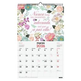 Calendario (2026) Finocam Pared Espiral Imagenes Mensual Para Escribir 250X400 Frases Motivadoras Precio: 8.98999992. SKU: B198KBZLT3
