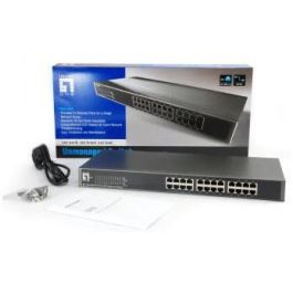 LevelOne Switch No Administrado FSW-2450 de 24 Puertos Fast Ethernet (10/100) Montaje en Rack