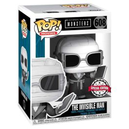 Figura POP Universal Monsters Invisible Man Black and White Exclusive Figura POP Universal Monsters Invisible Man Black and White Exclusive