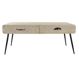 Mesa de Centro DKD Home Decor Negro Multicolor Cobre Natural Metal Madera de Paulonia Madera MDF 100 x 52 x 42,5 cm 100 x 52 x 7 Precio: 165.5000006. SKU: B1DRBQQZWF