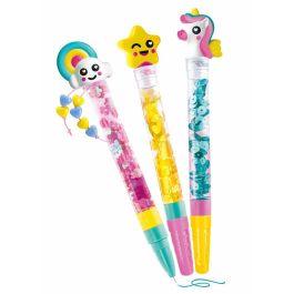 Clementoni CLE8005125188277 Mini Taller de Bolígrafos: Crea tus Bolígrafos Tema Fantasía, Kit para 3, +6 Años