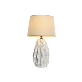 Lampara Sobremesa Moderno DKD Home Decor Blanco 36 x 62 x 36 cm