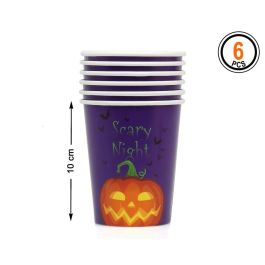 Pack de 6 Vasos de Halloween con Diseño de Calabazas 10 cm para Fiestas Precio: 0.58999963. SKU: B1DPA8TC9T