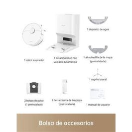 Dreame DRE6976233675879 Robot Aspirador D10 Plus Gen 2, 6000 Pa, Depósito 400 ml, Blanco