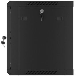 Lanberg WF01-6409-10B Armario Rack Mural 19 Pulgadas 9U 600x450x507mm IP20 Puerta Cristal Temperado 60kg Paquete Plano