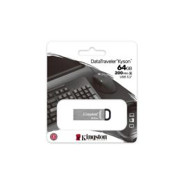Kingston Pendrive 64GB USB3.2 Gen 1 DTKN/64GB Plata Llavero