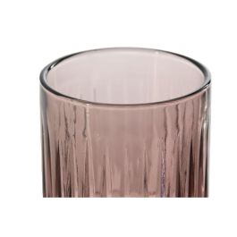 Vaso Basicos DKD Home Decor Rosa 7.5 x 9.5 x 7.5 cm Set de 6