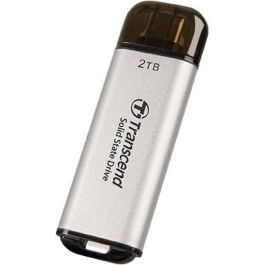 Transcend ESD300S SSD Externo 2TB USB 10Gbps Tipo-C Plata