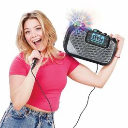Karaoke super sound con altavoz y micrófono incorporados ¡crea la atmosfera adecuada para tu fiesta proyectando luces multicolor!30,6x16x20,8 cm Karaoke super sound con altavoz y micrófono incorporados ¡crea la atmosfera adecuada para tu fiesta proyectando luces multicolor!30,6x16x20,8 cm