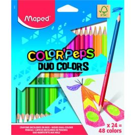 Maped Estuche 24 Lápices de Colores Bicolor Color'Peps Duo 829602FC Precio: 10.89. SKU: B1C4ELBSA9