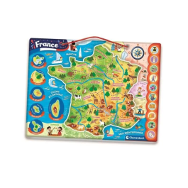 Clementoni CLE8005125529155 Rompecabezas Magnético de Francia