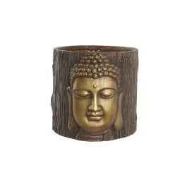 DKD Home Decor Macetero Oriental Dorado Marron Fibra de Vidrio Buda 29 x 26 x 30 cm (2 Unidades) Precio: 39.49999988. SKU: B14CTV4FV4