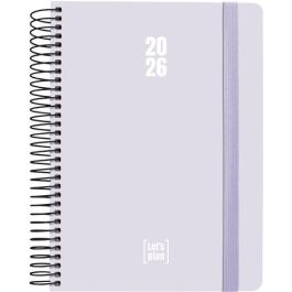 Agenda Anual (2026) Grafoplas Colors Espiral Tapa Extradura Con Goma A5 210X150 D/P Lavanda Soft Precio: 12.79000008. SKU: B17PSQZYDS