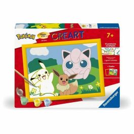 Ravensburger Kit de Pintura por Números CreArt Kids Pokémon 18 x 24 cm, 25839, a partir de 7 años