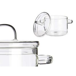 Olla De Borosilicato 1800Ml Vivalto 15X16CM (6 Unidades) Olla De Borosilicato 1800Ml Vivalto 15X16CM (6 Unidades)