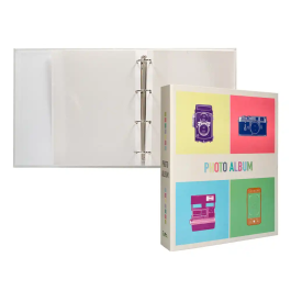 Liderpapel Álbum de Fotos con Anillas y 20 Hojas Autoadhesivas - Medidas 325x270mm Precio: 11.79000042. SKU: B1FQJDNDFT