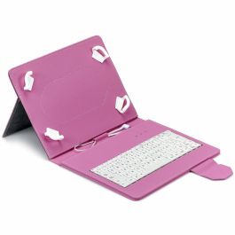 Teclado Bluetooth con Soporte para Tablet Maillon Technologique MTKEYUSBPINK Rosa Qwerty Español Precio: 18.8899997. SKU: S5610452