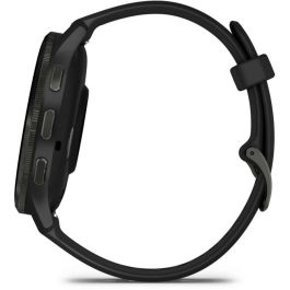 Garmin GAR1701825584298 Reloj GPS Conectado Venu 3 WiFi Pantalla 1.4 pulgadas Caja Acero Gris Negra Correa Silicona Negra