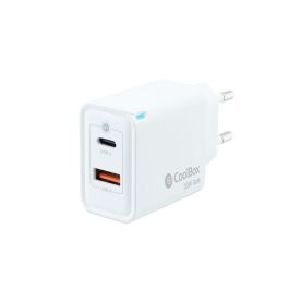 Coolbox Cargador USB Pared 30W con USB-C y USB-A, Carga Rápida GaN Precio: 14.49999991. SKU: B1GDEC3XZ6