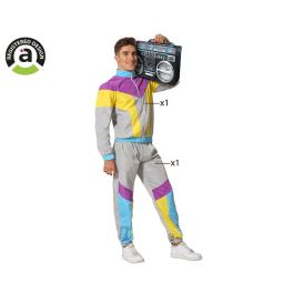 Disfraz Chándal Adulto Estilo Ochentero Hombre Talla M-L Multicolor