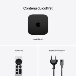 4K TV Box - Apple - 128 GB - WI -FI+Ethernet - Negro 4K TV Box - Apple - 128 GB - WI -FI+Ethernet - Negro