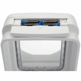 Sureflap DualScan Gatera electrónica con lector de microchip para hasta 32 gatos, control de acceso y salida, Blanca Sureflap DualScan Gatera electrónica con lector de microchip para hasta 32 gatos, control de acceso y salida, Blanca
