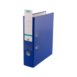 Elba Archivador Palanca A4 Cartón Forrado PP Lomo Ancho Rado Azul