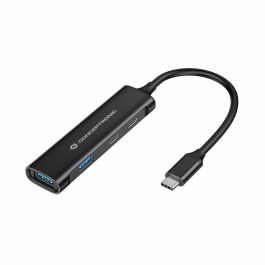 CONCEPTRONIC HUB 3.0 HUBBIES12B 4 PUERTOS USB 3.2 2 PUERTOS USB-C 2 PUERTOD USB-A COLOR NEGRO CARCASA DE ALUMINIO Precio: 19.49999942. SKU: S7821061