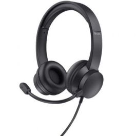 Trust Auriculares Ayda Estéreo Cable Usb Con Micrófono Ajustable Negro