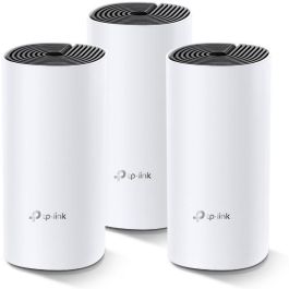 TP-Link DECO M4(3-PACK) Sistema WiFi Mesh AC1200 para Todo el Hogar. Doble Banda, 2 Puertos Gigabit Ethernet. Pack 3 Unidades. Precio: 139.8899997. SKU: S0227523