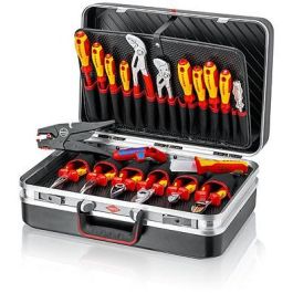 Knipex Maleta de herramientas Vision24 Elektro para electricistas con 20 herramientas, incluye cortacables, alicates y pelacables Precio: 762.88999963. SKU: B1HLJ3R3HP
