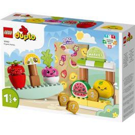 LEGO DUPLO Biomarkt Mercado Orgánico - Juego de Construcción Infantil 40 piezas para 1.5 a 99 años
