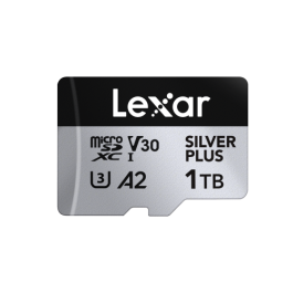 Lexar LMSSIPL001T-BNANG Tarjeta MicroSDXC Professional SILVER PLUS 1 TB UHS-I U3 V30 Lectura 205MB/s Escritura 150MB/s Precio: 139.58999956. SKU: B16ADD5SKT